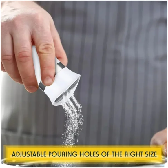 2 Piece Red Glass Salt & Pepper Shaker With Stainless Steel Lid - Picture 5 of 8